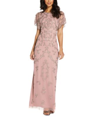 Adrianna Papell Embellished Gown ...